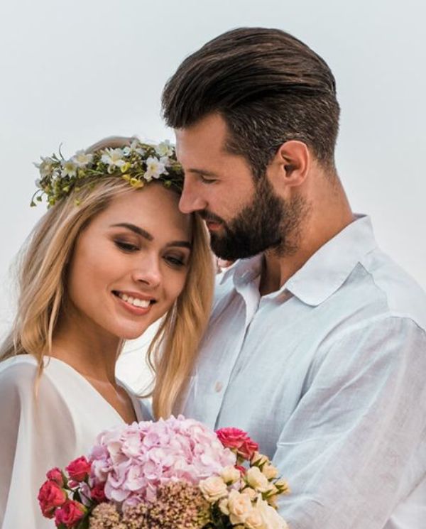 Mensaje de los novios dentro de la invitación digital para su boda